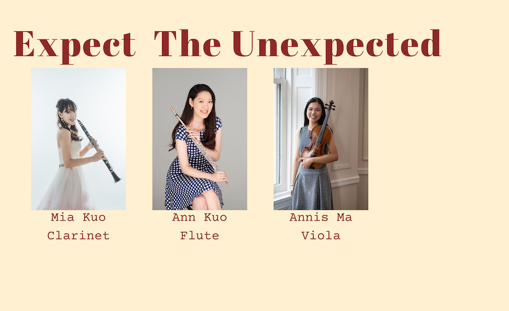 3 images of female musicians holding instruments