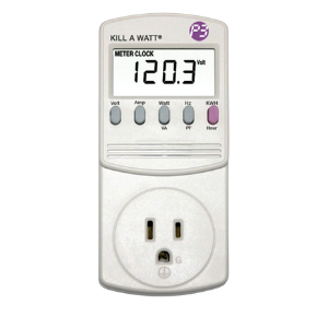 Image of Kill-a-watt monitor