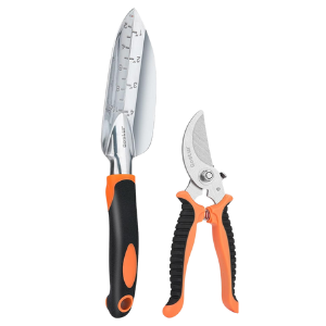 images of trowel and pruning shears